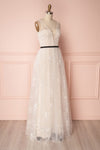 Zenzel Day Cream Embroidered Tulle Maxi Gown | Boudoir 1861