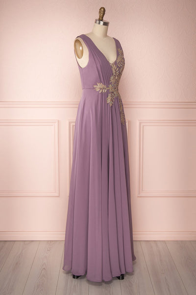 Zissel Lilas | Lilac Chiffon Gown