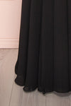 Zissel Noir | Black Chiffon Gown