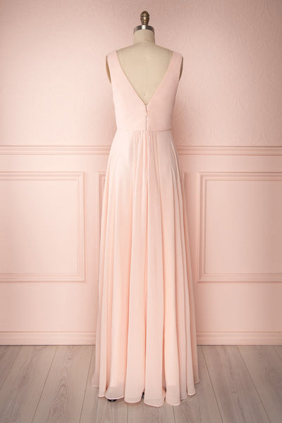 Zissel Rose | Pink Chiffon Gown