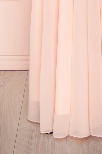 Zissel Rose | Pink Chiffon Gown