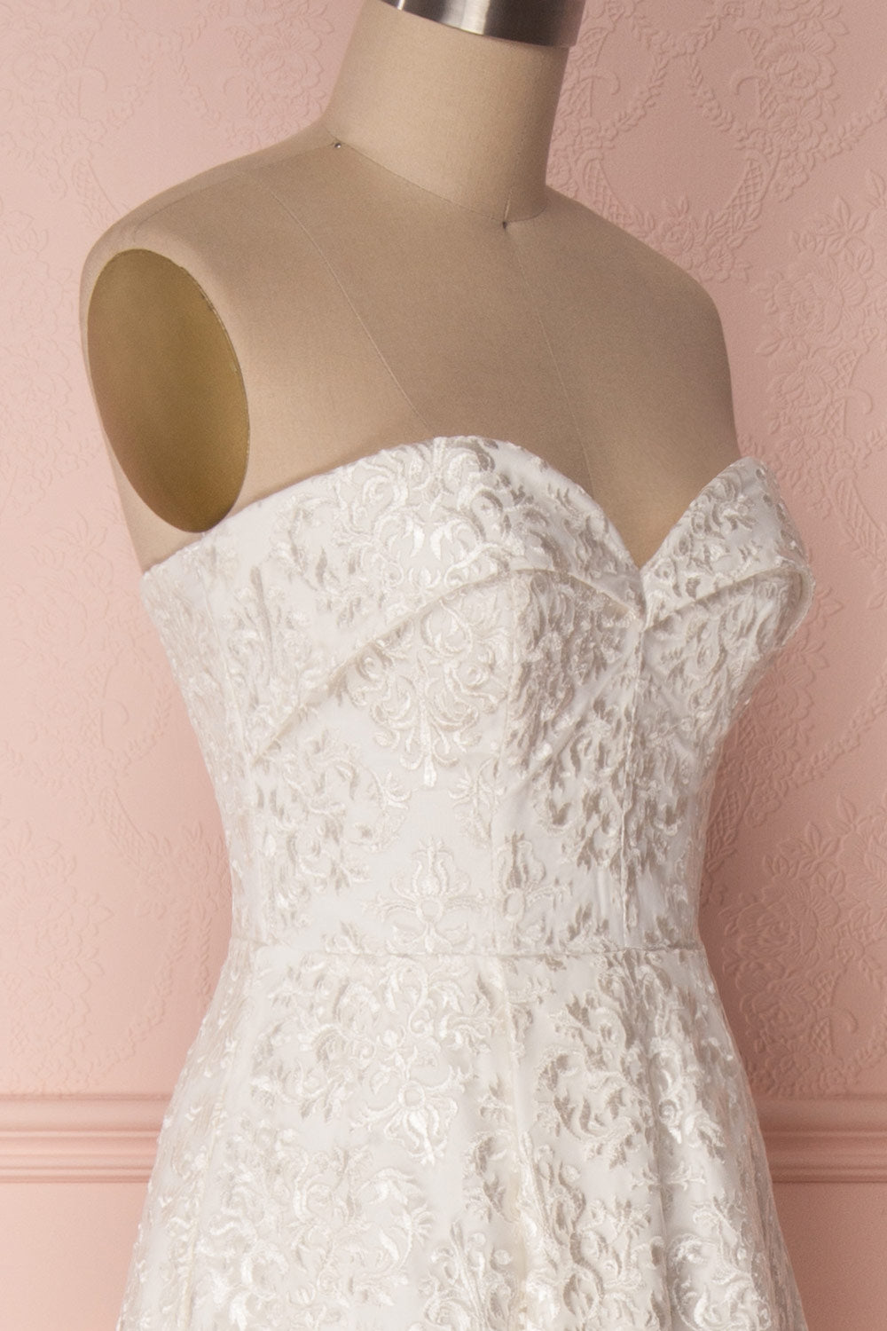 Ziya White | Bridal Bustier Dress