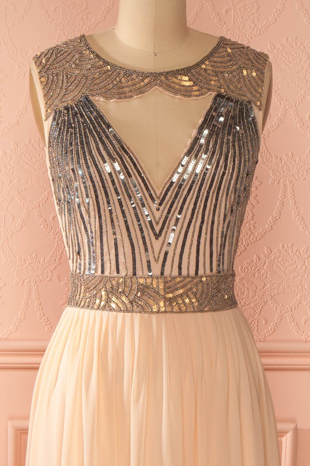 Zuzana | Pink Sequin Dress