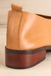 Abascanus Tan Brogue Shoes | Souliers | La Petite Garçonne back close-up