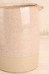 Abaucourt Speckled Grey Ceramic Pitcher close-up | La Petite Garçonne Chpt. 2