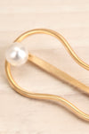 Abbatialis Set of Golden Hair Pins with Pearls close-up | La Petite Garçonne