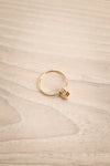 Abditum Golden Minimalist Ring w Decorative Hoops | La Petite Garçonne 4