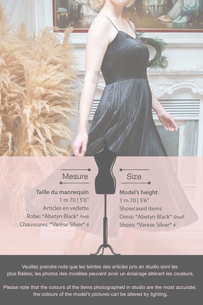 Abetyn Emerald | Silky Pleated Midi Dress