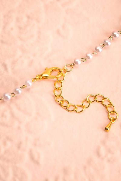 Abolla Pearl Choker Necklace | Collier à Perles | Boutique 1861 closure
