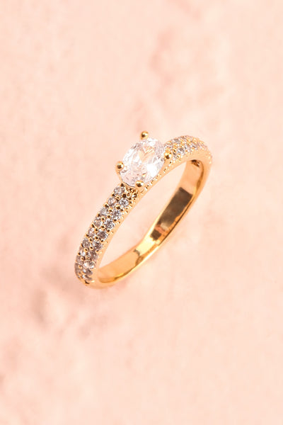 Abvolo Or Golden Crystal Studded Ring | Boutique 1861 5