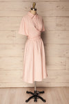 Accrington Pink Striped Button-Up A-Line Summer Dress | Boutique 1861 5