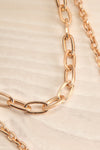 Acrius Gold Layered Chain Necklace w Pendants | La Petite Garçonne 5