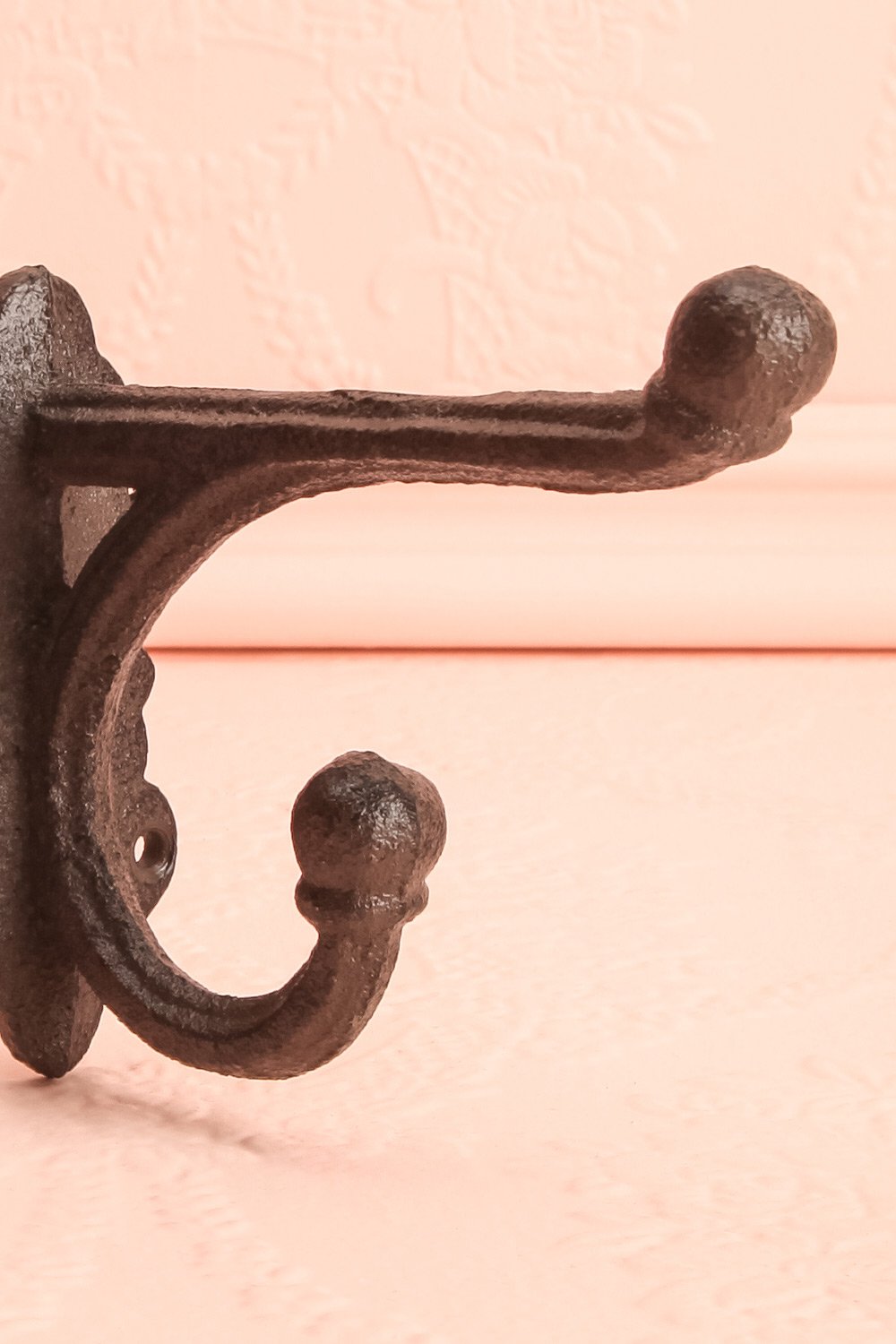 Adagio Antique Style Wrought Iron Wall Hook | Boutique 1861 2