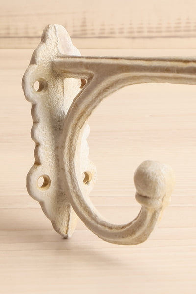 Adagio Antique Style Wrought Iron Wall Hook | Maison garçonne close-up