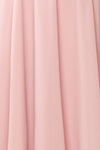 Adelie Lilac V-neck Chiffon Midi Dress | Boutique 1861 texture