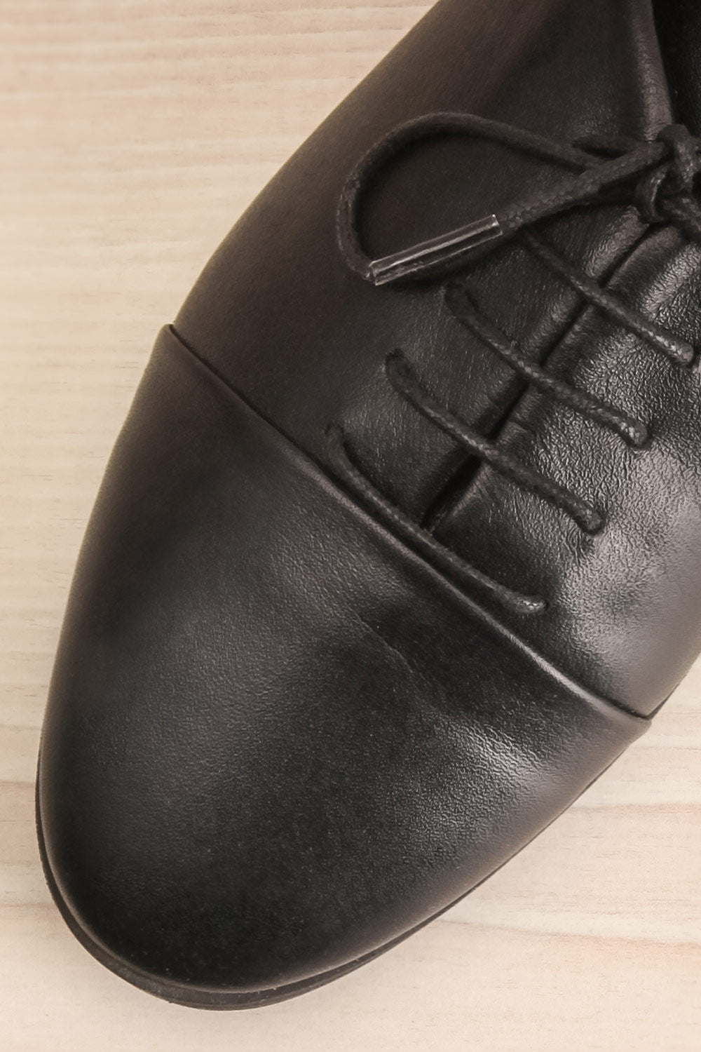Adesus Night Black Leather Lace-Up Shoes | La Petite Garçonne Chpt. 2 2
