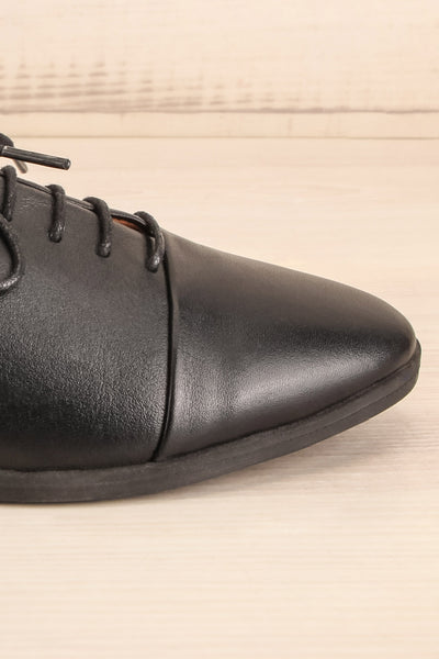 Adesus Night Black Leather Lace-Up Shoes | La Petite Garçonne Chpt. 2 7