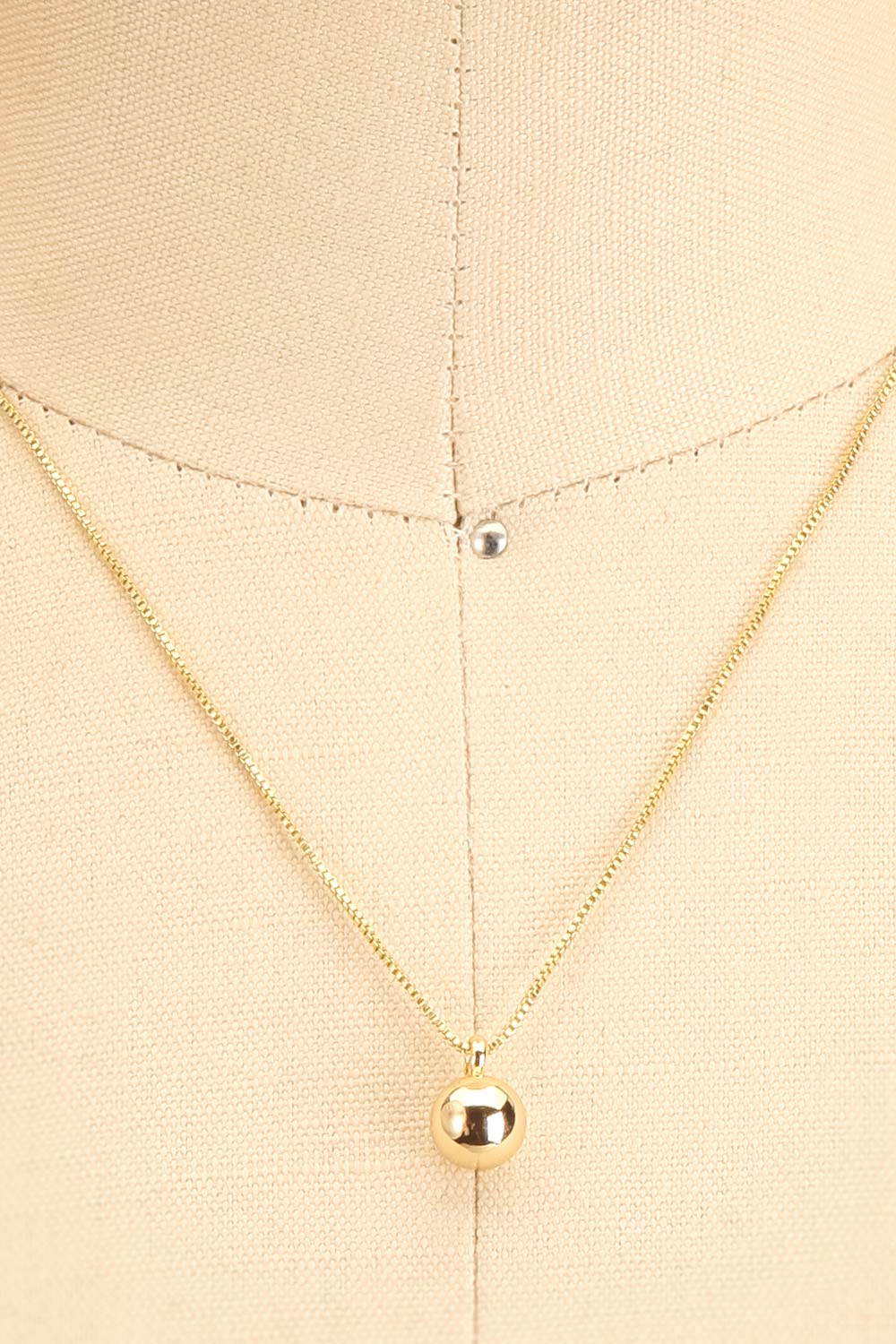 Adfatim Gold & Sphere Pendant Necklace | La Petite Garçonne 5