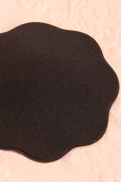 Black Adhesive Coverage Pasties | Boutique 1861 close-up