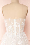 Adrasthee Bustier Tulle Wedding Dress w/ Slit | Boudoir 1861 back close-up