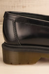 Adrian Black Leather Dr. Martens Loafers side back close-up | La Petite Garçonne Chpt. 2
