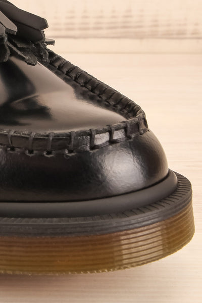 Adrian Black Leather Dr. Martens Loafers front close-up | La Petite Garçonne Chpt. 2
