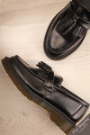 Adrian Black Leather Dr. Martens Loafers flat lay | La Petite Garçonne Chpt. 2