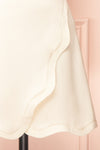 Adriana High-Waisted Skirt w/ Scalloped Hem | Boudoir 1861 bottom