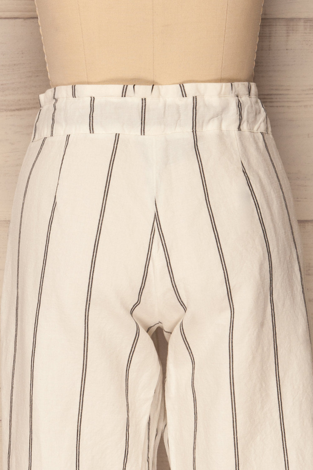 Aganderon White & Black Striped Pants | La Petite Garçonne Chpt. 2 7