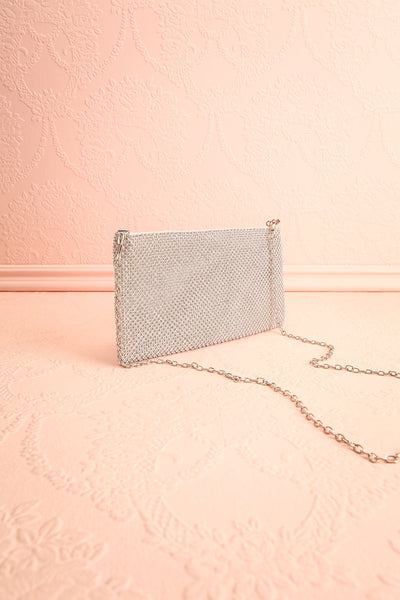 Agave Silver Crystal Clutch | Sac à Main | Boutique 1861 side view