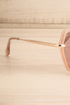 Agreste Peach & Taupe Sunglasses | La petite garçonne branch close-up