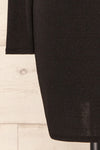 Alcobendas Black Sparkling Short Dress w/ Long Sleeves | La petite garçonne sleeve