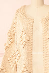 Alex Open Front Knit Cardigan | Boutique 1861 front close-up