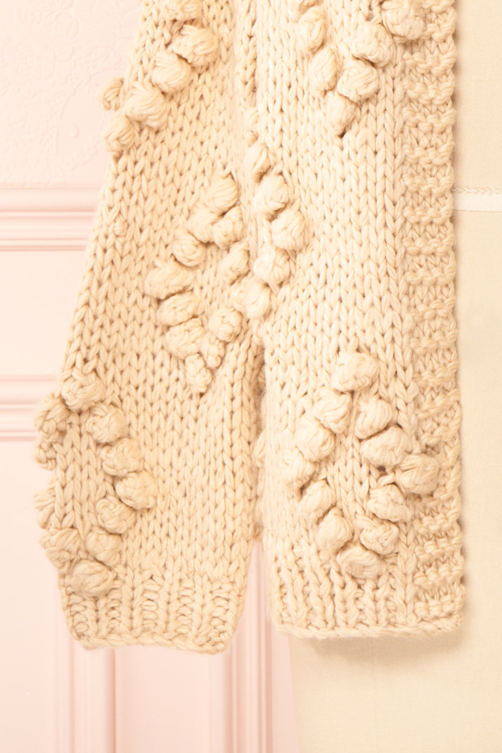 Alex Open Front Knit Cardigan | Boutique 1861 sleeve
