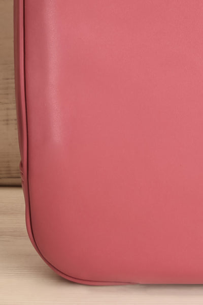Alexxa Raspberry Red Matt & Nat Backpack front close-up | La Petite Garçonne