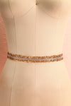 Alfifa Or Golden Yellow Ribbon Belt with Crystals | Boudoir 1861