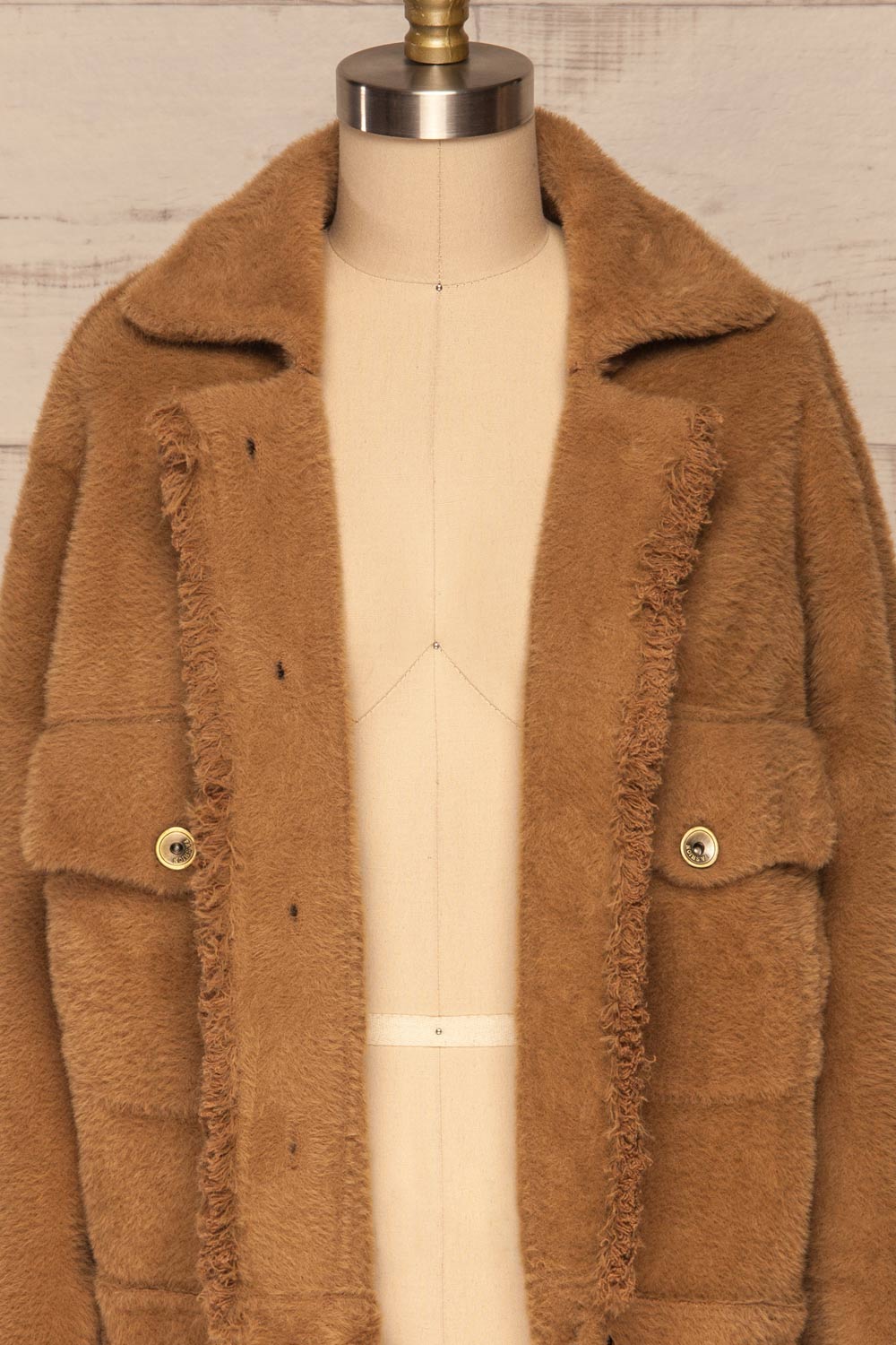 Alfonsia | Brown Fuzzy Jacket