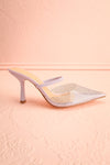 Alienus Lilac Pointed Toe Heels w/ Sequins | Boutique 1861 side view