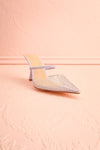Alienus Lilac Pointed Toe Heels w/ Sequins | Boutique 1861 front view