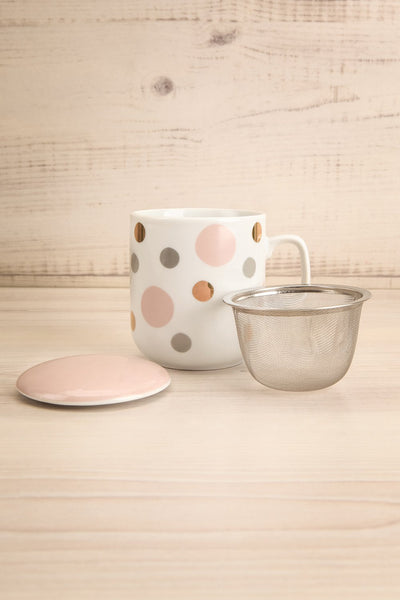 Alishan White & Pink Polka Dot Mug | La Petite Garçonne Chpt. 2 1