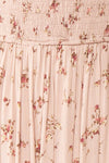 Alka Square Neck Floral Midi Dress | Boutique 1861 fabric