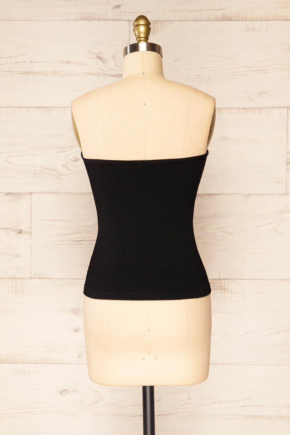 Alkmaar Ribbed Tube Top w/ Sweetheart Neckline | La petite garçonne back view