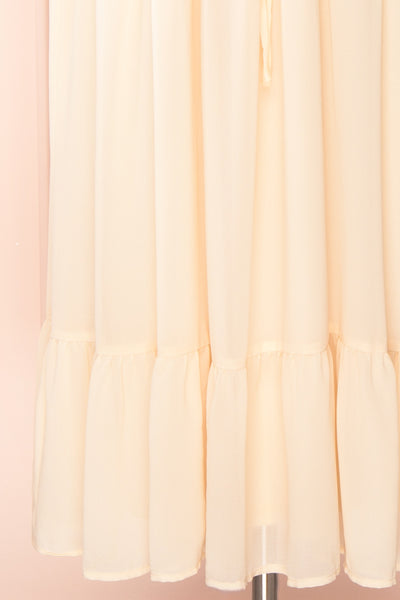 Allura Blush V-Neck Midi Dress | Boutique 1861 bottom