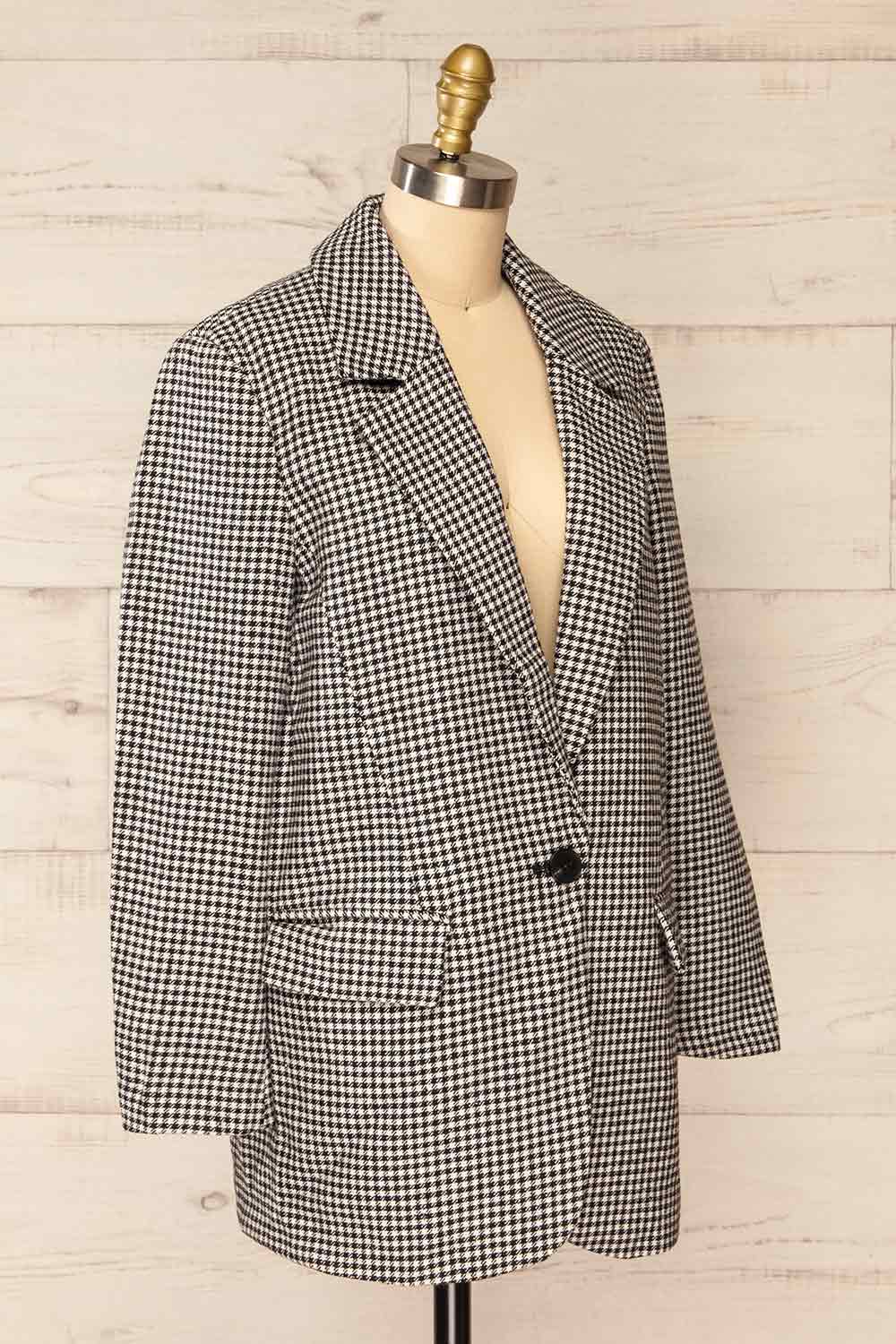 Almeria Oversized Houndstooth Blazer | La petite garçonne