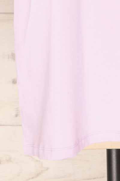 Alta Lilac Oversized Cotton T-Shirt | La petite garçonne bottom