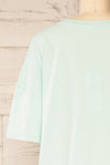 Alta Sage Oversized Cotton T-Shirt | La petite garçonne back close up