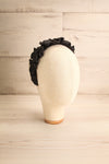Altus Black Scrunchie Texture Headband | La petite garçonne