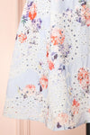 Alyxa Short Floral Dress w/ Puffy Sleeves | Boutique 1861  details