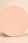 Amatum Pink Circular Clutch | La petite garçonne front close-up