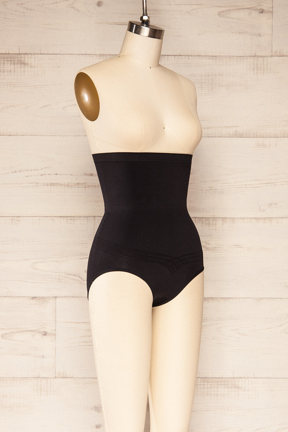 Amavi Beige High-Waisted Brief Shapewear | La petite garçonne side view 